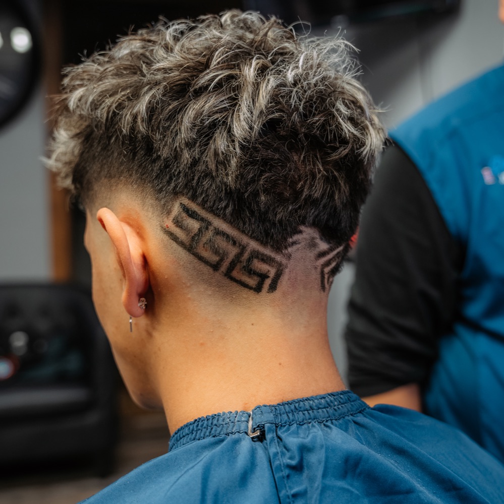 A detailed haircut design
